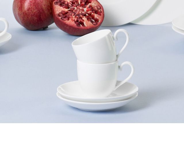 Piatto Tazza Espresso Royal Porcellana Villeroy E Boch