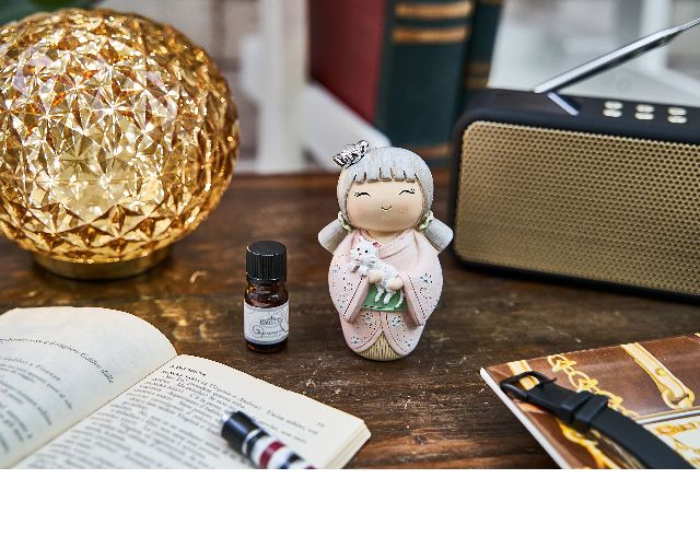 Diffusore Fragranza Kokeshi Con Ciuffo Portaconfetti Selezione Zanolli 170639 592211101ghx