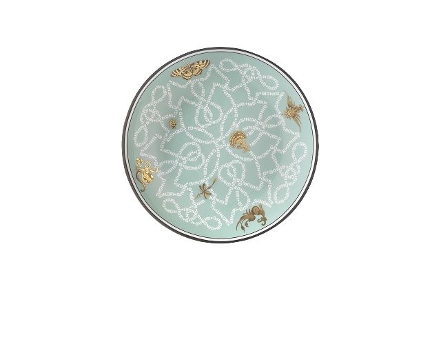 Dessert plate arcadia acquamarina porcelain