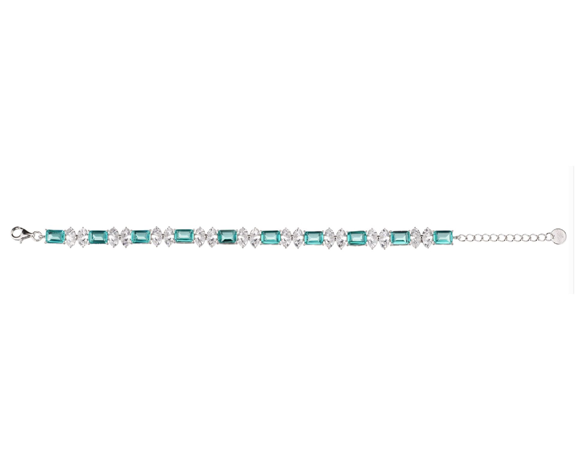 Bracciale Argento Con Cubic Zirconia E Zircone Smeraldo Sovrani 190087 814j10284