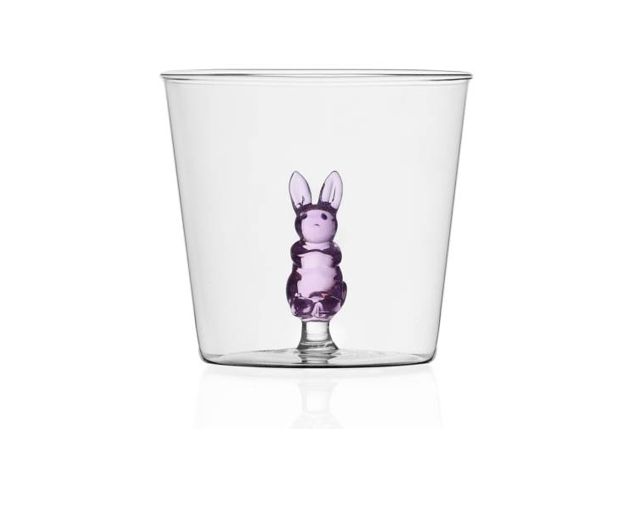 Bicchiere tumbler animal farm coniglio