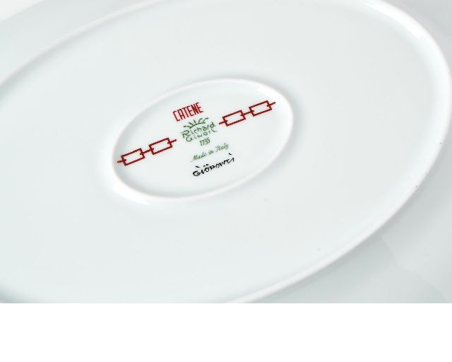 Tray Catene Scarlatto Porcelain Richard Ginori 175230 F00400vs1300340a07