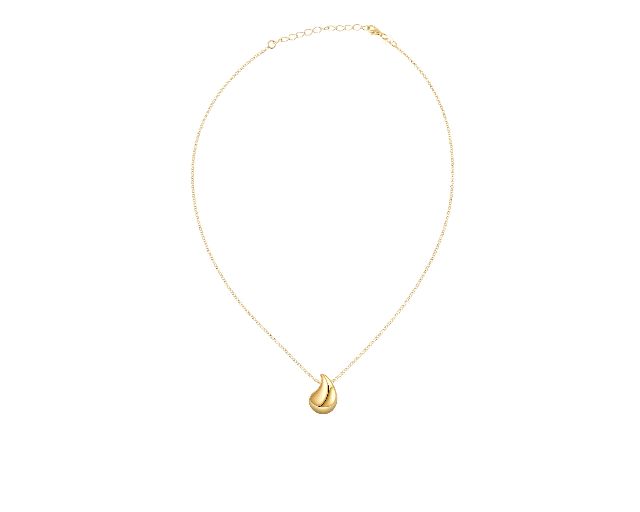 Collana Argento Dorato Con Goccia Lucida Selezione Zanolli 186207 611cl00410