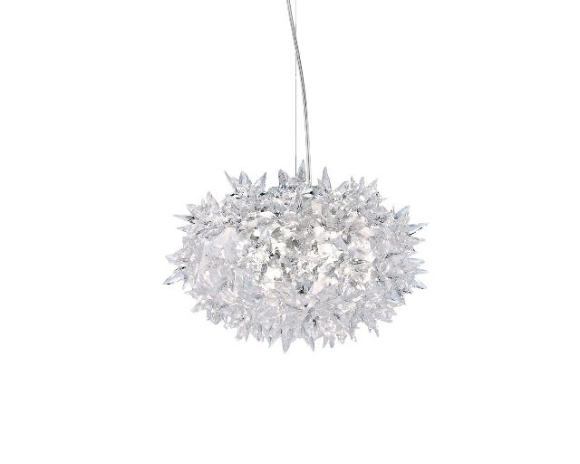 Lampada sospensione bloom trasparente