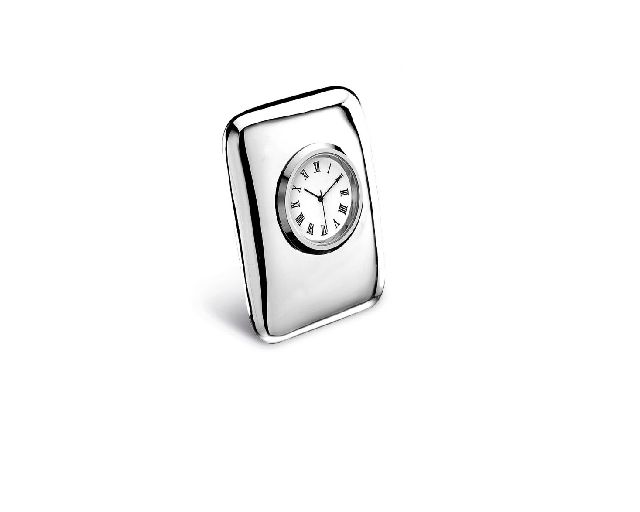 Orologio da tavolo silver plated