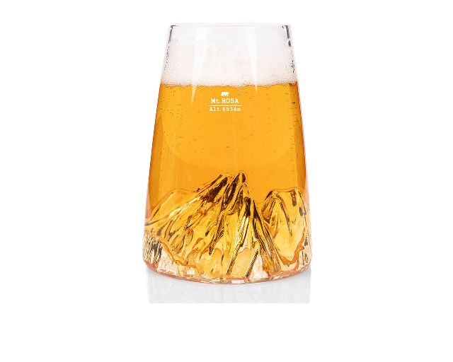 Bicchiere long drink topographic monte rosa