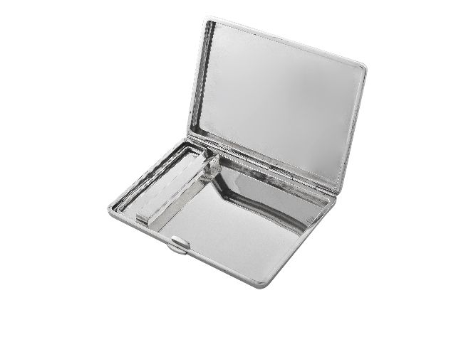 Portasigarette Argento Con Incisione Floreale Selezione Zanolli 22201 5660554psis0