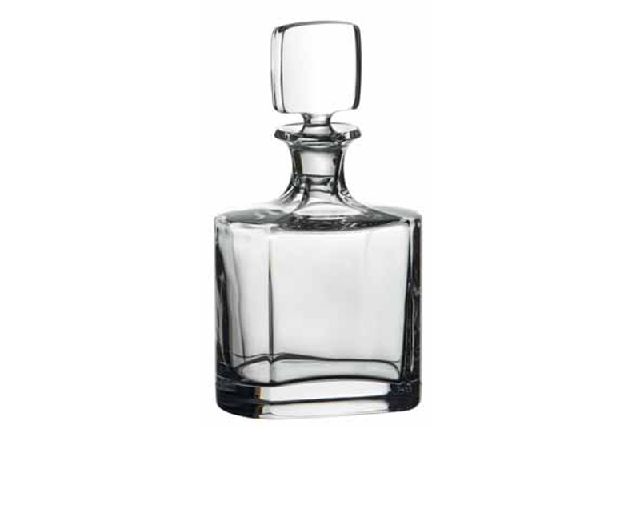 Bottiglia brandy manhattan cristallo con tappo
