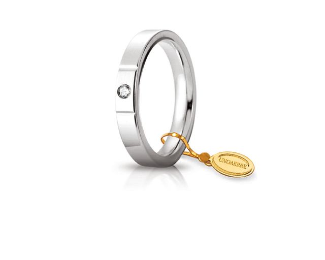 Wedding ring cerchio di luce gold 750‰ with diamond