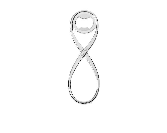 Apribottiglia infinity cromato