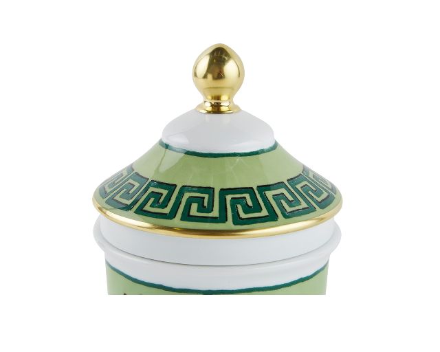 Vase Il Viaggio Di Nettuno Porcelain Moss Green Richard Ginori 161780 F02000a6520000b41