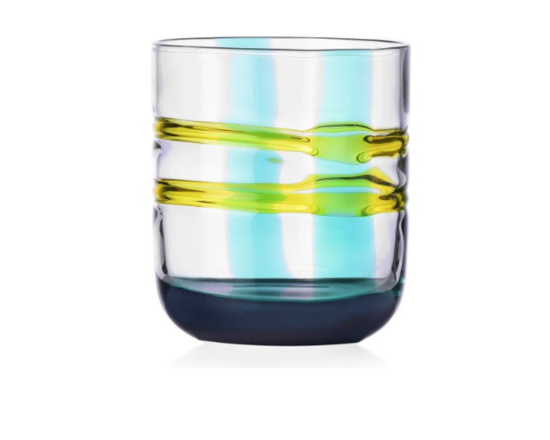 Bicchiere Tumbler Gesti Turchese Giallo Ichendorf
