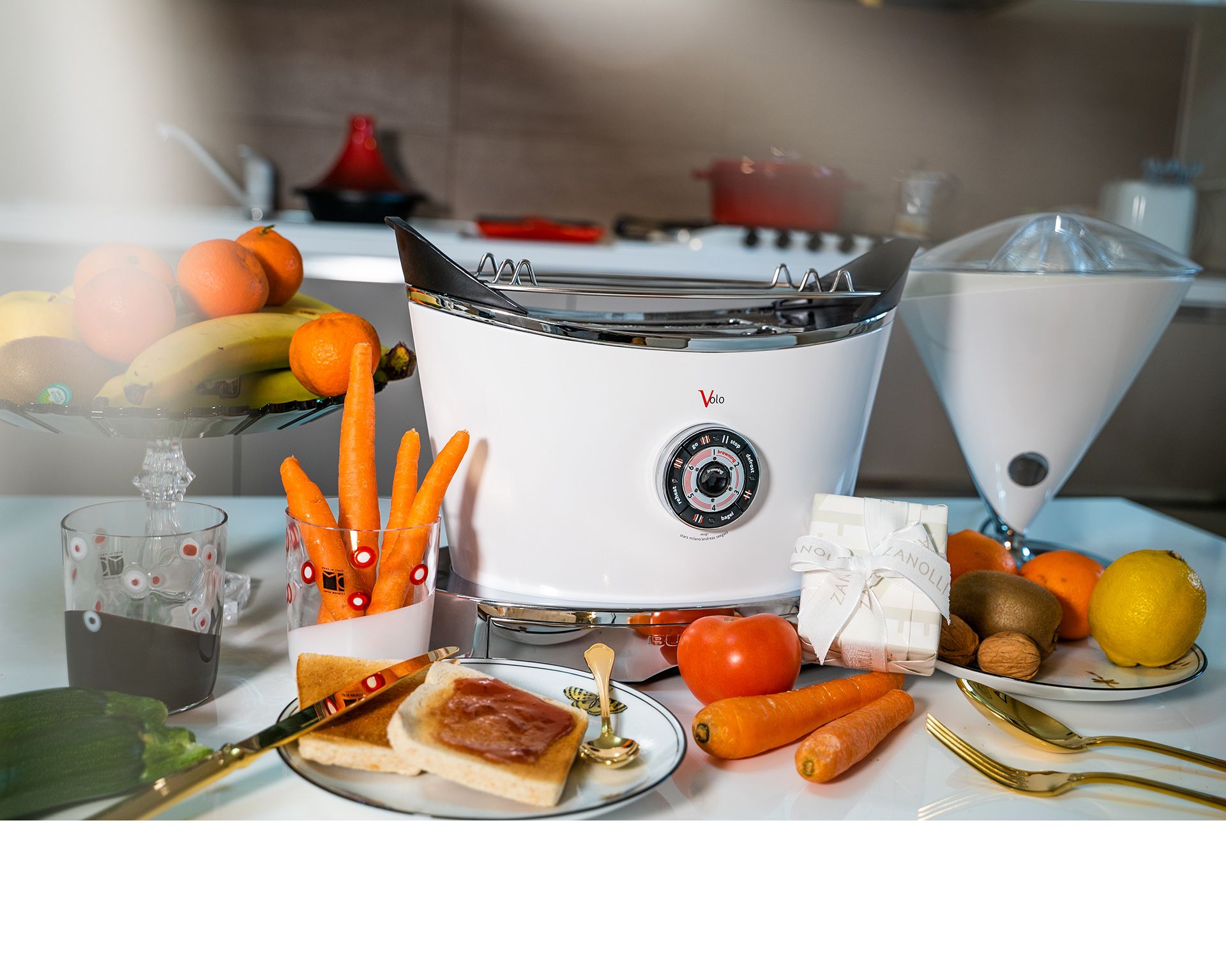 Toaster Volo Steel White Bugatti 167427 96313svoloc1
