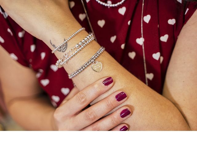 Bracciale A Palle Argento Con Cuore Selezione Zanolli 138486 611br00233