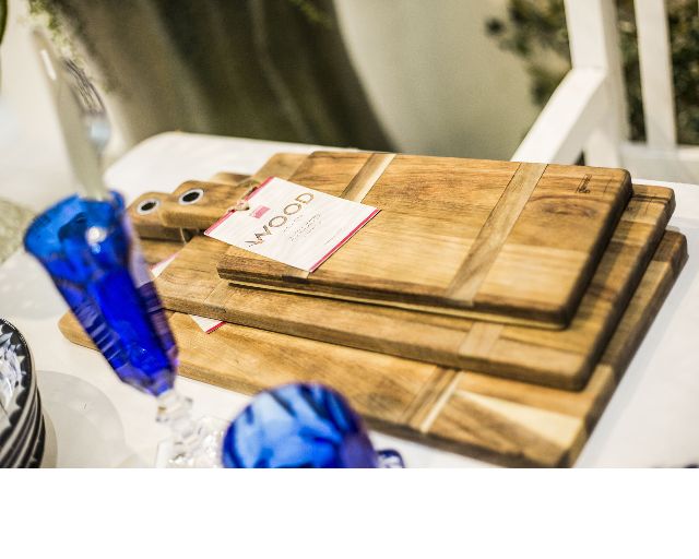 Tagliere Wood Con Intarsi Giannini