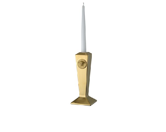 Candlestick medusa gold porcelain