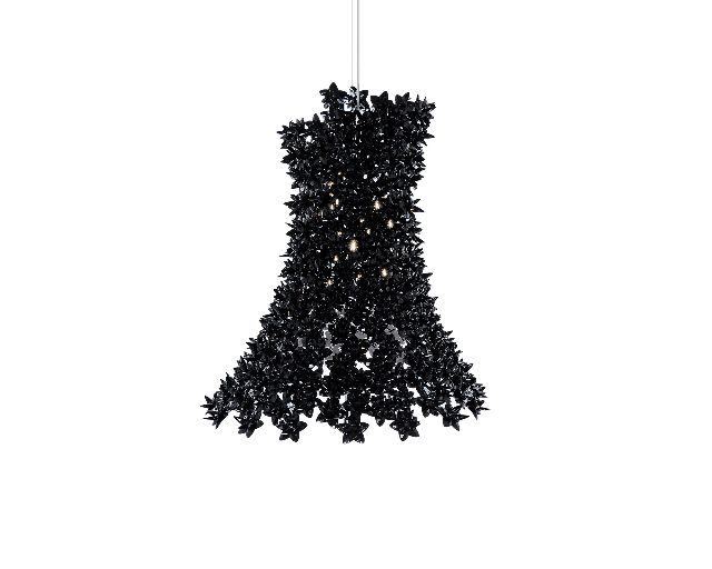 Suspension lamp bloom black