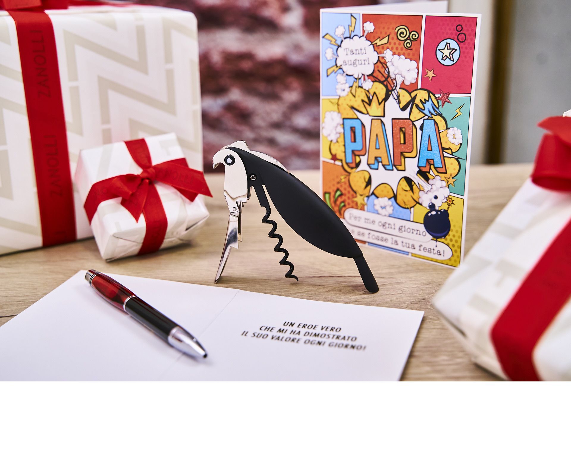 Cavatappi Parrot Nero Alessi 179311 902aam32b