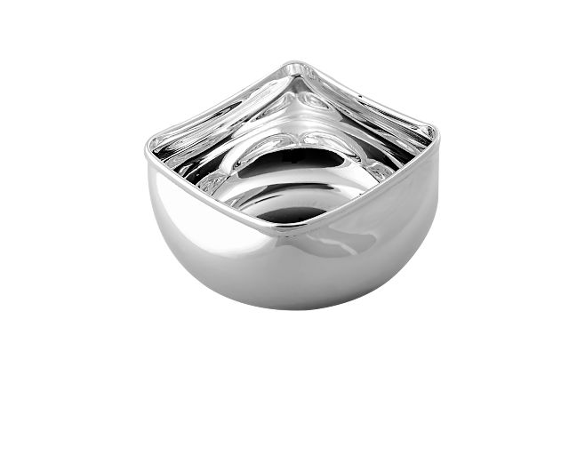 Square small bowl silver plated