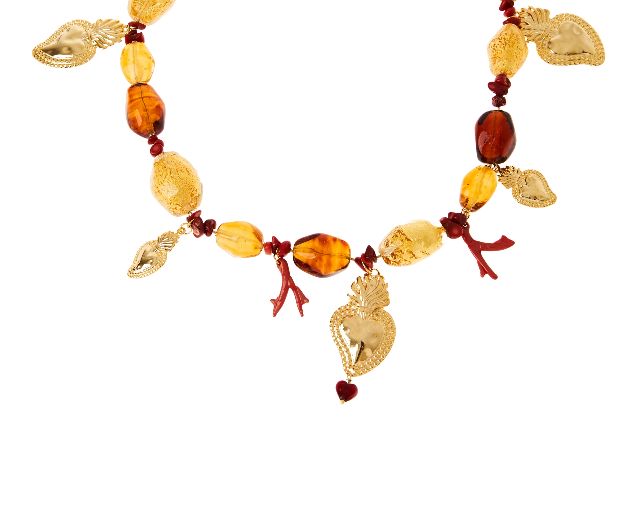 Collana giulietta con sacro cuore