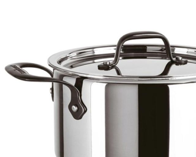Pentola Alta Home Chef Acciaio Con Coperchio Sambonet