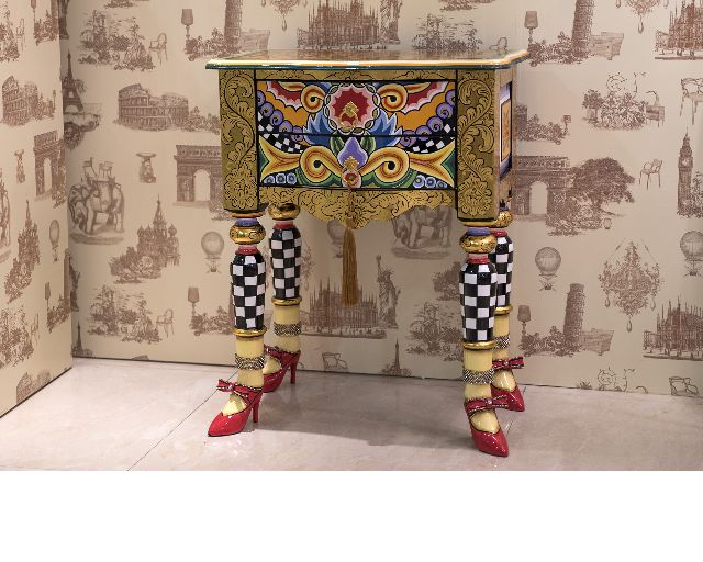 Cassettiera m versailles dipinta a mano