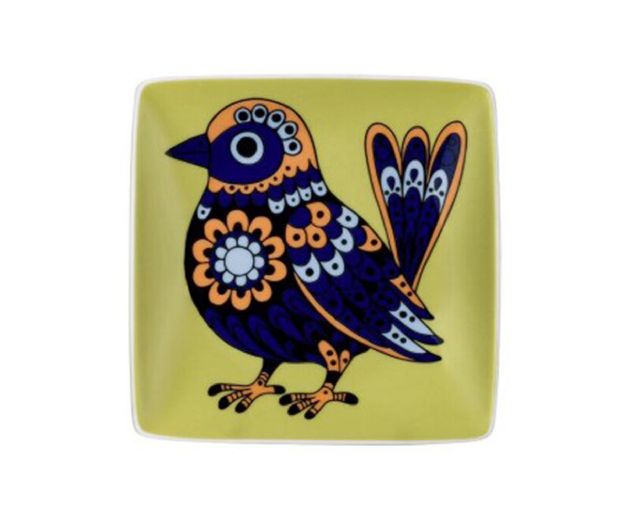 Coppetta quadra home flower farm porcellana bird