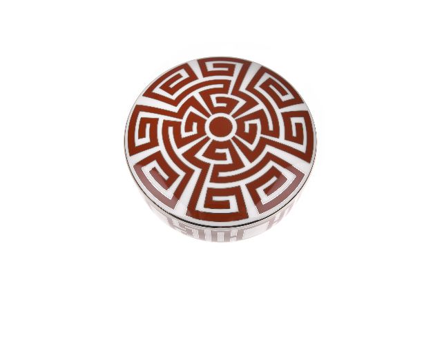 Box labirinto scarlatto porcelain