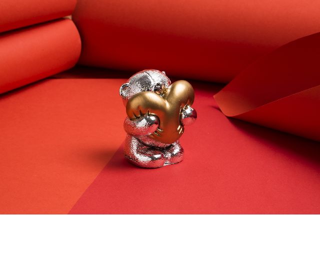 Figurina orsetto forever friends con cuore