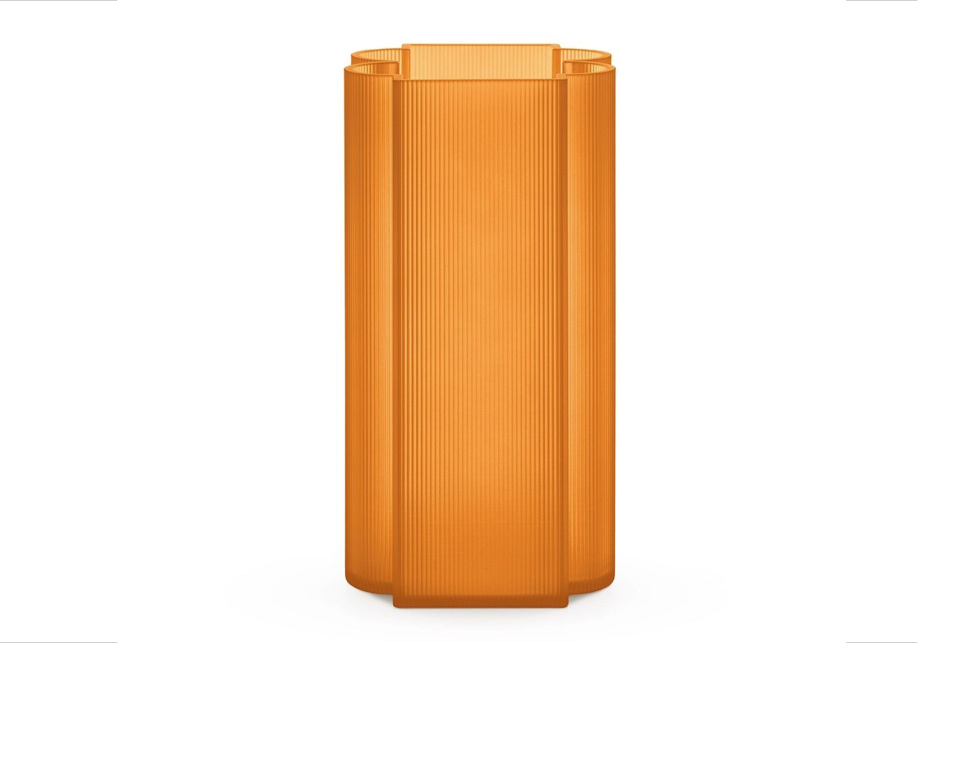 Vase Okra Orange Kartell