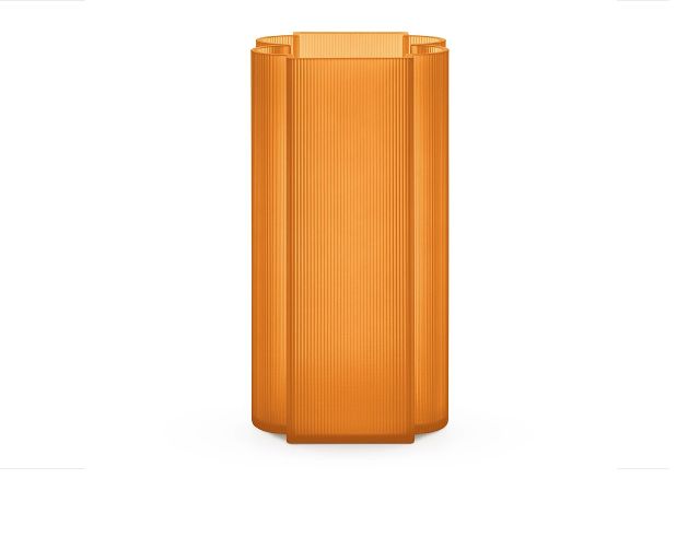Vase okra orange