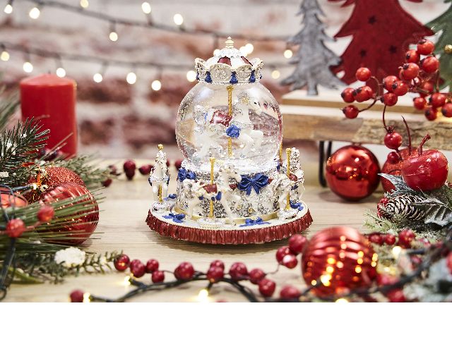 Idea regalo natale carillon biostra boule de neige
