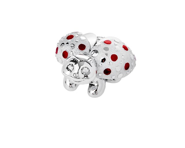 Ladybug with red pois