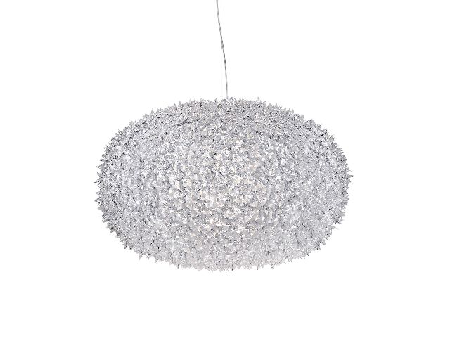 Suspension lamp bloom transparent