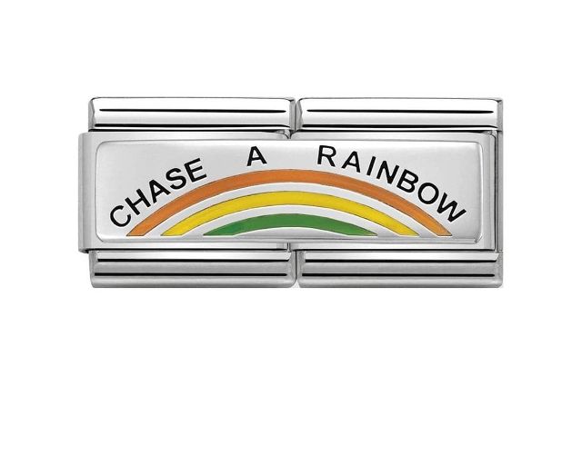 Chase a rainbow composable steel and silver