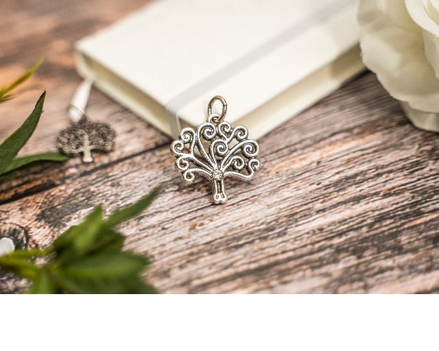 Ciondolo Albero Della Vita Con Cristallo Scatola E Confetti Selezione Zanolli 147511 912mz18194