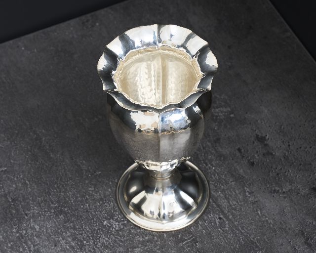 Vase Silver In 700 Style Zanolli Vintage 190530 Us0008753
