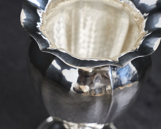 Vase Silver In 700 Style Zanolli Vintage 190530 Us0008753