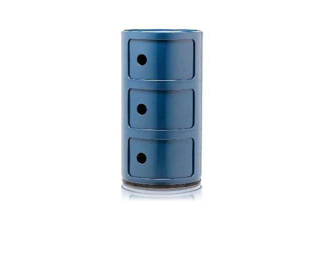 Drawer componibile three elements blue