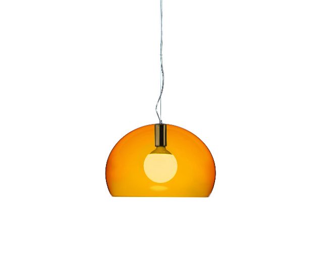 Lampada sospensione small fl/y arancio