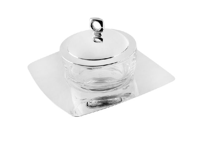 Cheese bowl design silver