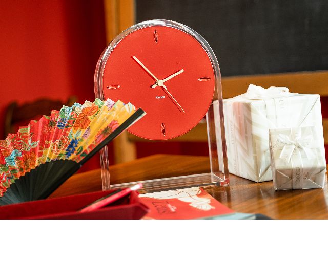 Orologio air du temps rosso cristallo