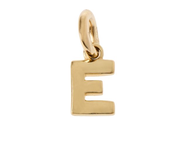 Pendant e letter gold 750‰