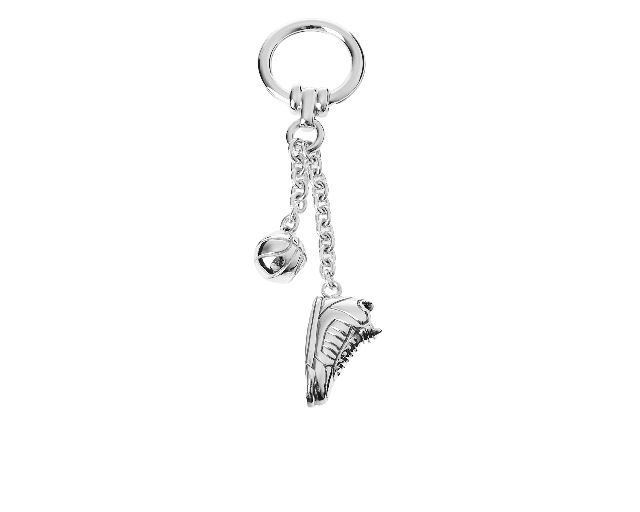 Keyring basket silver