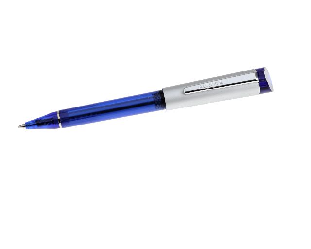 Penna A Sfera K Cromata Con Corpo In Resina Traslucida Blu Aurora 151570 877k35b