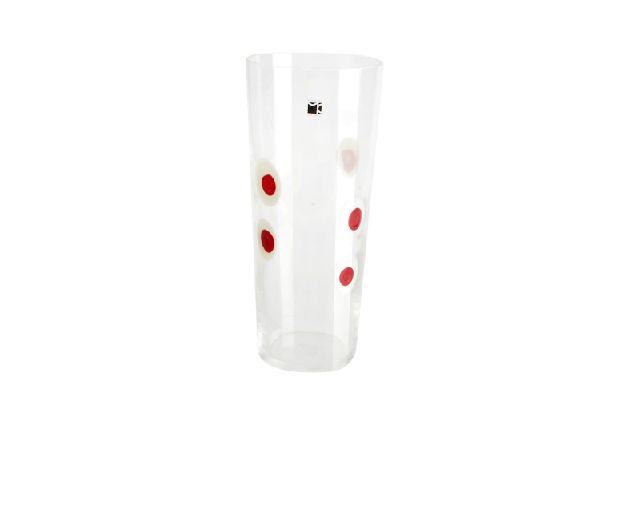 Vase troncocono murano glass ovetto