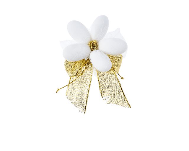 Favor sugared almonds gold