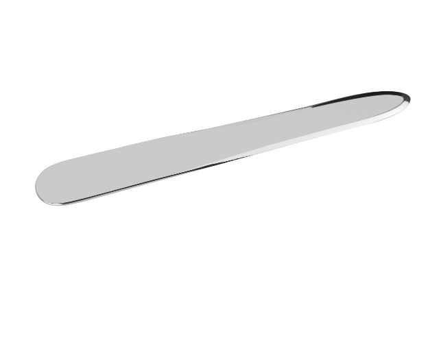 Tagliacarte argento liscio