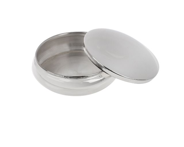 Round Pill Box Silver Selezione Zanolli