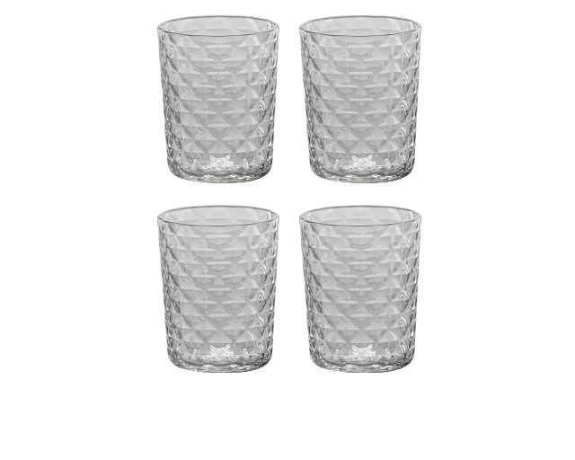 Tumbler glass shot veneziano mixology 4 pieces